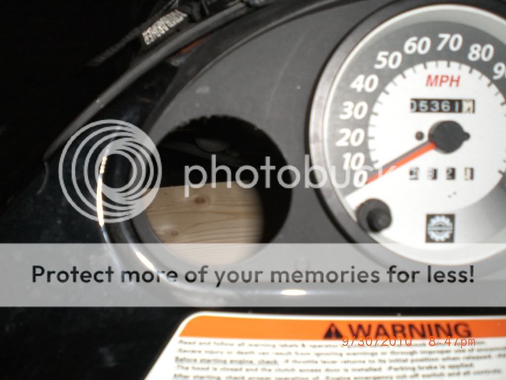 How To Install BRP Water Temperature Gauge w/pics SkiDoo